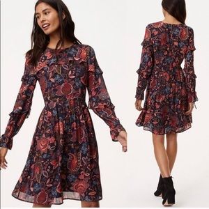 Loft Floral Dress size 2